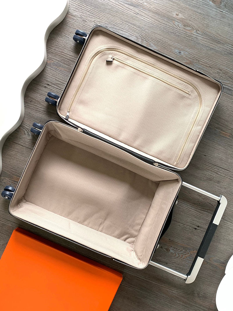 エルメス HERMES スーツケース キャリーバッグ 旅行バッグ 黒 ブラック トゴ シルバー金具 2513530 エルメス 旅行バッグ メンズ - 画像 (2)