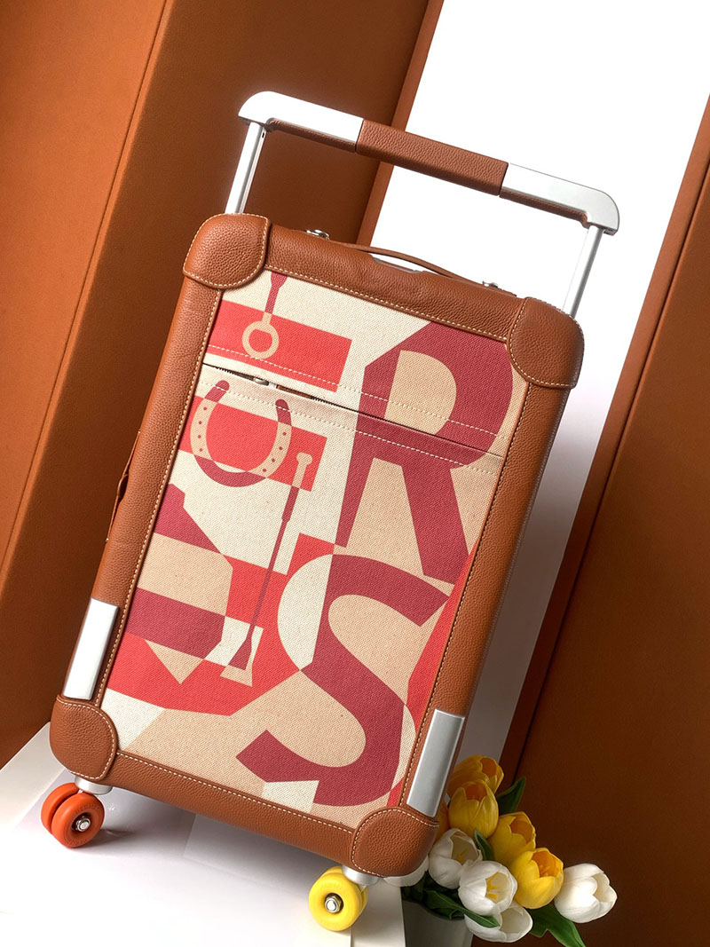 エルメス HERMES スーツケース キャリーバッグ 旅行バッグ ゴールド トゴ シルバー金具 2513532 エルメス キャリーバッグ 新作 - 画像 (9)