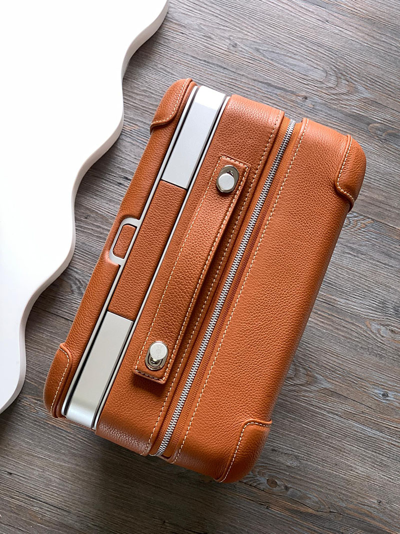 エルメス HERMES スーツケース キャリーバッグ 旅行バッグ ゴールド トゴ シルバー金具 2513532 エルメス キャリーバッグ 新作 - 画像 (7)