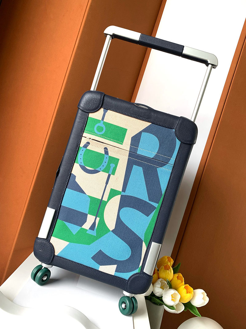 エルメス HERMES スーツケース キャリーバッグ 旅行バッグ ブルーニュイ トゴ シルバー金具 2513533 エルメス キャリーバッグ 新作 - 画像 (8)