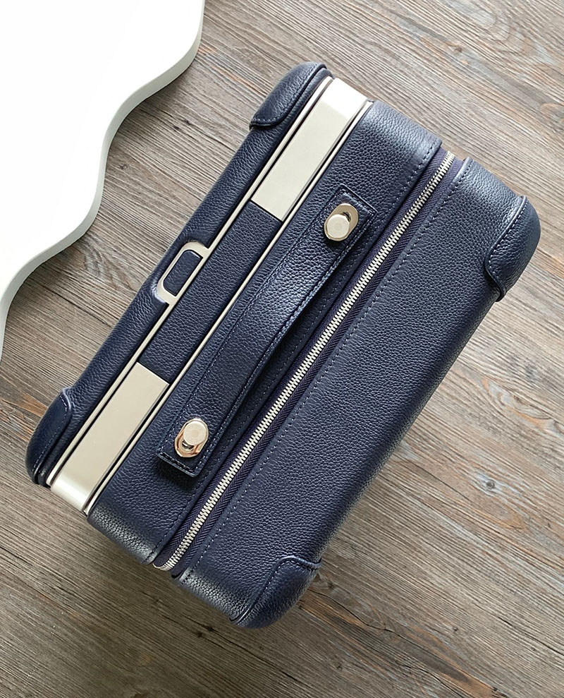 エルメス HERMES スーツケース キャリーバッグ 旅行バッグ ブルーニュイ トゴ シルバー金具 2513533 エルメス キャリーバッグ 新作 - 画像 (6)