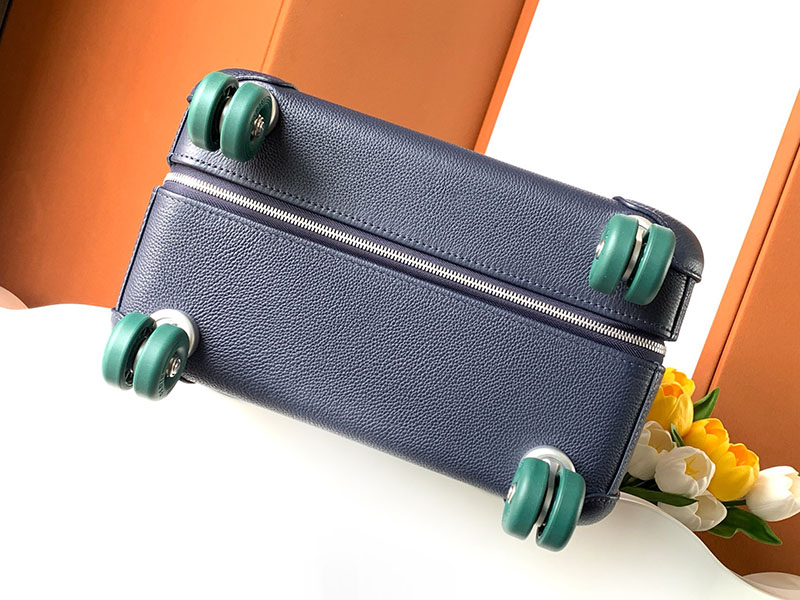 エルメス HERMES スーツケース キャリーバッグ 旅行バッグ ブルーニュイ トゴ シルバー金具 2513533 エルメス キャリーバッグ 新作 - 画像 (5)