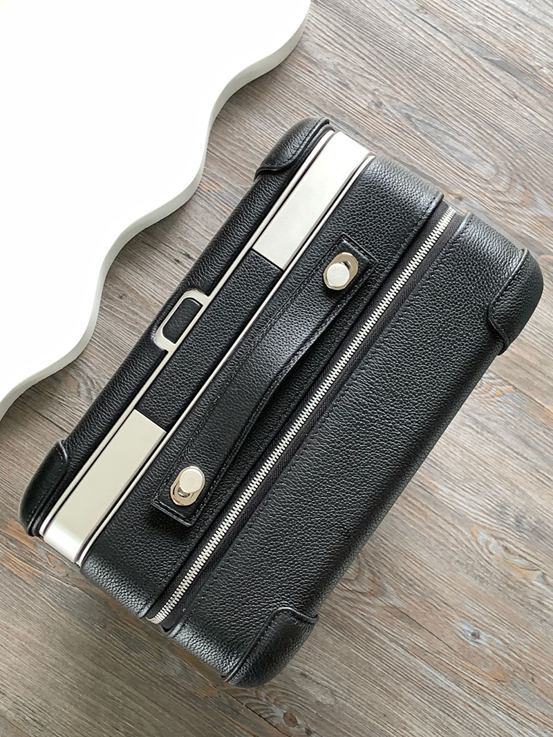 エルメス HERMES スーツケース キャリーバッグ 旅行バッグ 黒 ブラック トゴ シルバー金具 2513534 エルメス キャリーバッグ 新作 - 画像 (8)