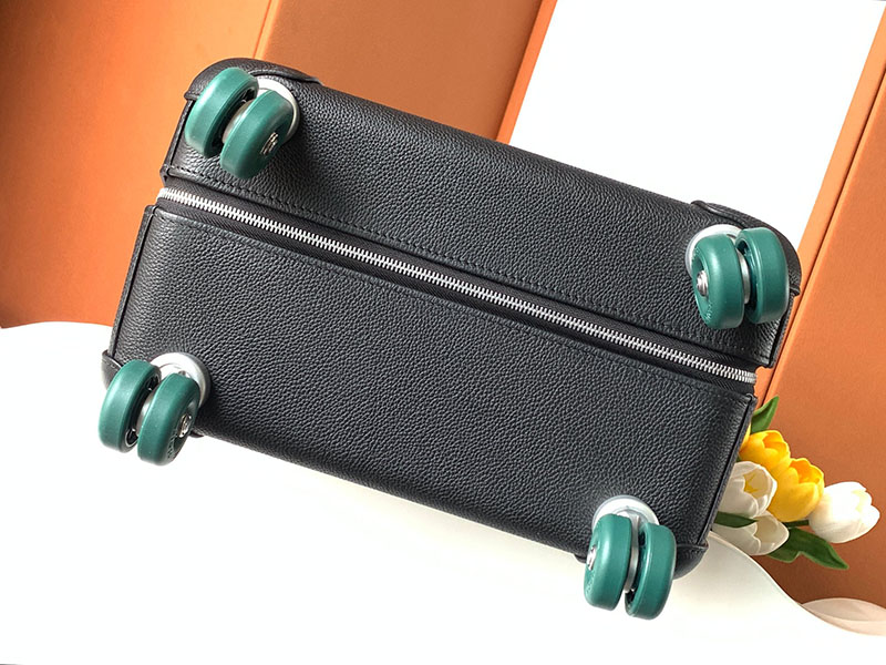 エルメス HERMES スーツケース キャリーバッグ 旅行バッグ 黒 ブラック トゴ シルバー金具 2513534 エルメス キャリーバッグ 新作 - 画像 (5)