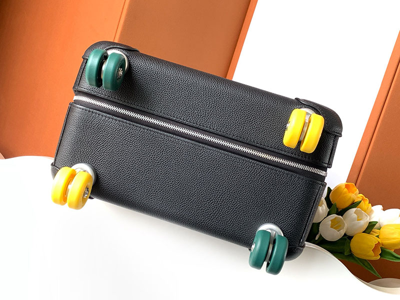 エルメス HERMES スーツケース キャリーバッグ 旅行バッグ 黒 ブラック トゴ シルバー金具 2513535 エルメス スーツケース オーダー 値段 - 画像 (5)