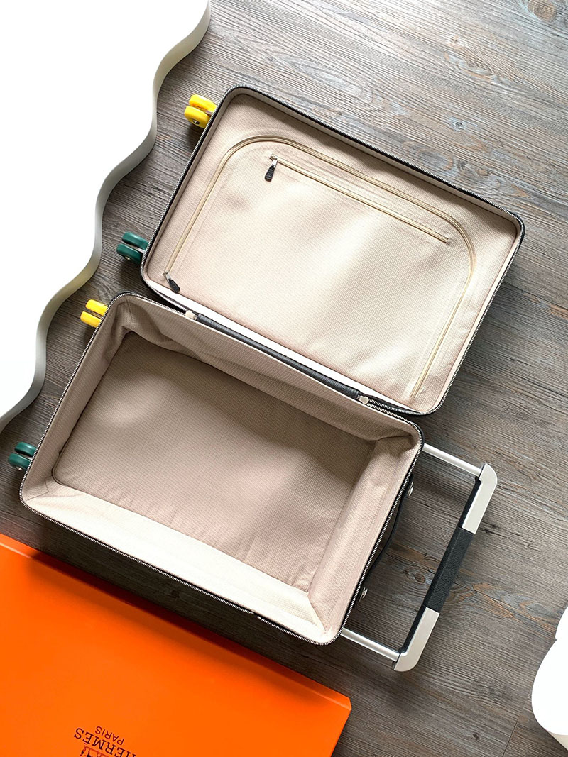 エルメス HERMES スーツケース キャリーバッグ 旅行バッグ 黒 ブラック トゴ シルバー金具 2513535 エルメス スーツケース オーダー 値段 - 画像 (2)