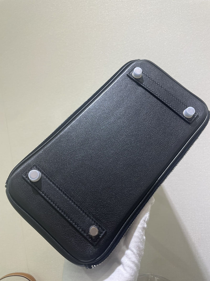 エルメス HERMES バーキン25 黒 ブラック ボックスカーフ/水晶 シルバー金具 2513540 バーキン 値段 新品 - 画像 (7)