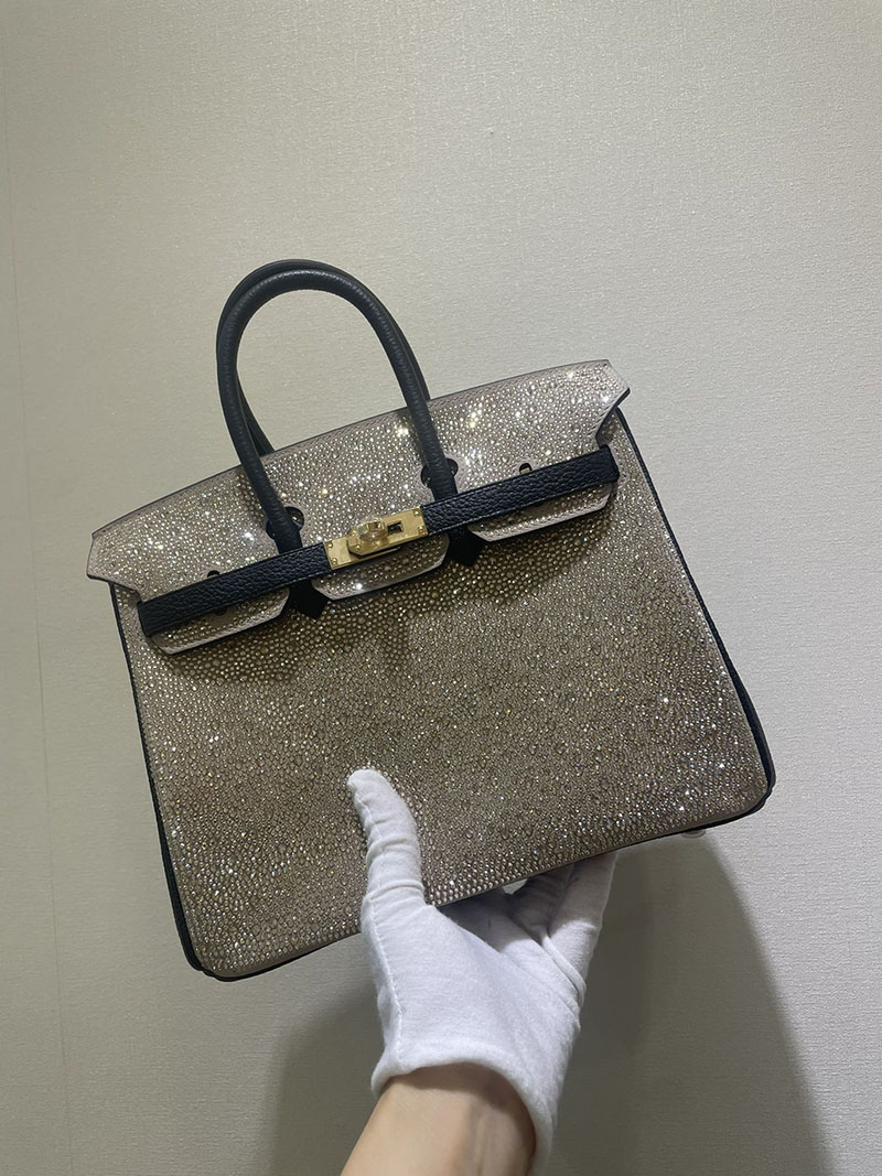 エルメス HERMES バーキン25 黒 ブラック トゴ/水晶 ゴールド金具 2513541 バーキン 値段 新品 - 画像 (2)