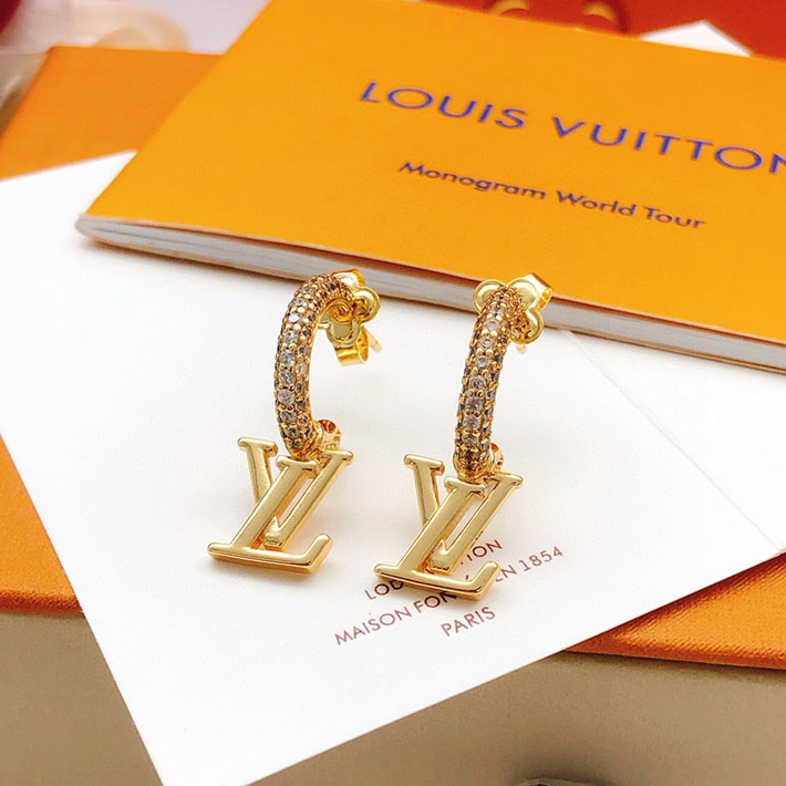 Louis Vuitton ルイヴィトン ピアス フープ・LV アイコニック ゴールド M01732 ルイヴィトン ピアス 安い - 画像 (4)