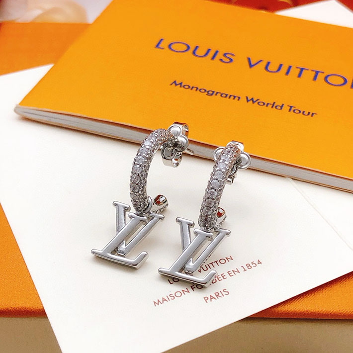 Louis Vuitton ルイヴィトン ピアス フープ・LV アイコニック シルバー M02276 ルイヴィトン ピアス 安い - 画像 (5)