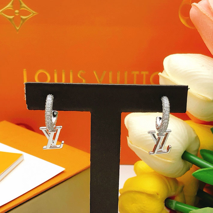 Louis Vuitton ルイヴィトン ピアス フープ・LV アイコニック シルバー M02276 ルイヴィトン ピアス 安い - 画像 (3)