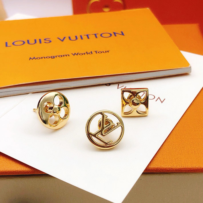 Louis Vuitton ルイヴィトン ピアス・クレイジー イン ロック ゴールド M00395 ルイヴィトン ピアス 3個セット - 画像 (3)