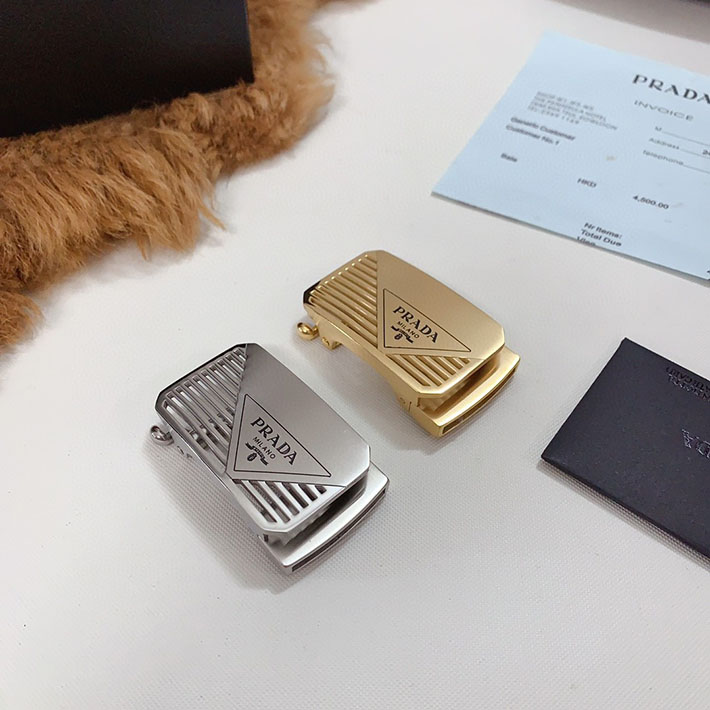 最高級プラダスーパーコピー プラダベルトコピー PRADA サフィアーノレザー ベルト 2025年新作 ブラック 2515697 ゴールド金具 - 画像 (5)