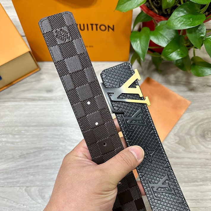 最高級ルイヴィトンスーパーコピー ルイヴィトンベルトコピー 有名ブランド ベルト スーパーコピー 2515800 ブラック 本革 ゴールド金具 - 画像 (3)