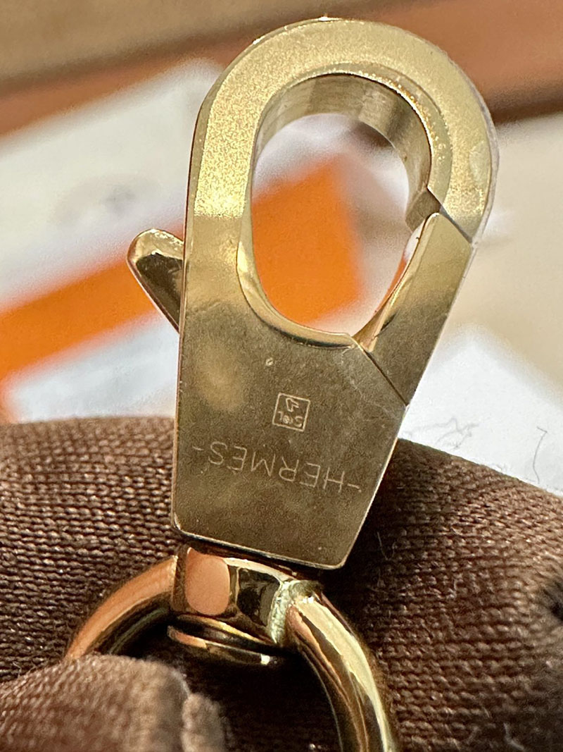 エルメス ケリーミニ 20 外縫い ヴェールシプレ クロコダイル アリゲーターマット ゴールド金具 2412863 エルメス ミニケリー クロコ - 画像 (5)