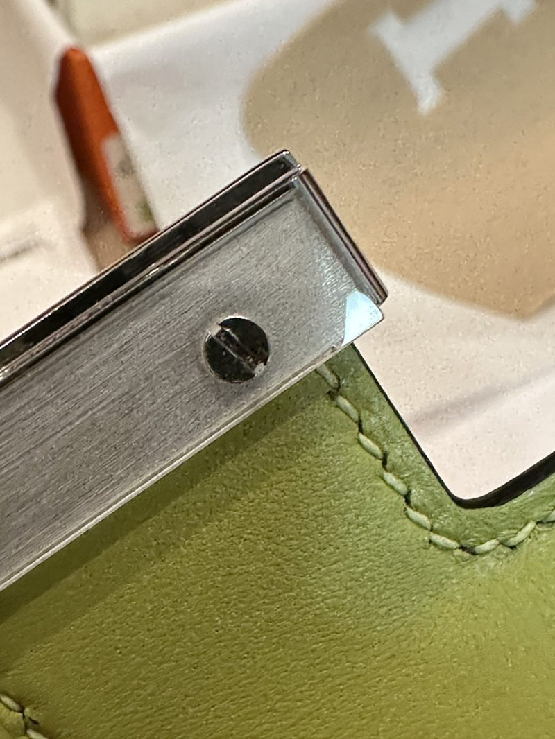 エルメス HERMES コンスタンス3 ミニ ジョーヌブルジョン シェブルミゾル シルバー金具 2412869 旅行 ショルダーバッグ レディース 軽い - 画像 (7)