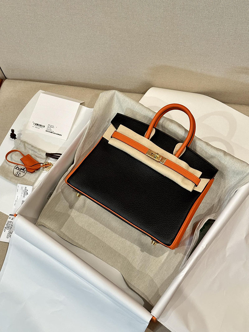 エルメス HERMES バーキン25 パーソナル 黒 ブラック/フュー トゴ ゴールド金具 2412874 レディース バーキン 値段 新品 - 画像 (10)