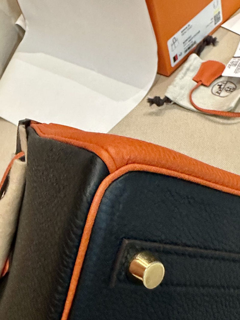エルメス HERMES バーキン25 パーソナル 黒 ブラック/フュー トゴ ゴールド金具 2412874 レディース バーキン 値段 新品 - 画像 (18)