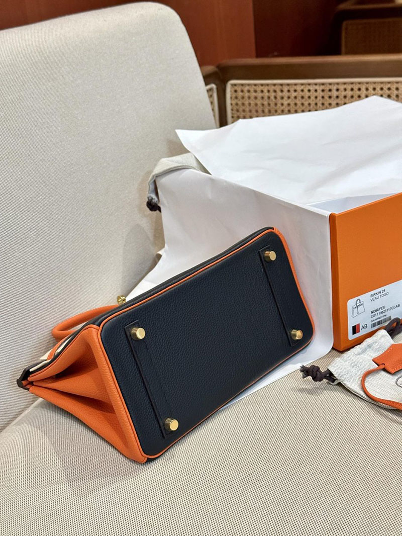 エルメス HERMES バーキン25 パーソナル 黒 ブラック/フュー トゴ ゴールド金具 2412874 レディース バーキン 値段 新品 - 画像 (14)