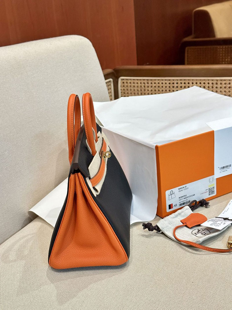 エルメス HERMES バーキン25 パーソナル 黒 ブラック/フュー トゴ ゴールド金具 2412874 レディース バーキン 値段 新品 - 画像 (11)