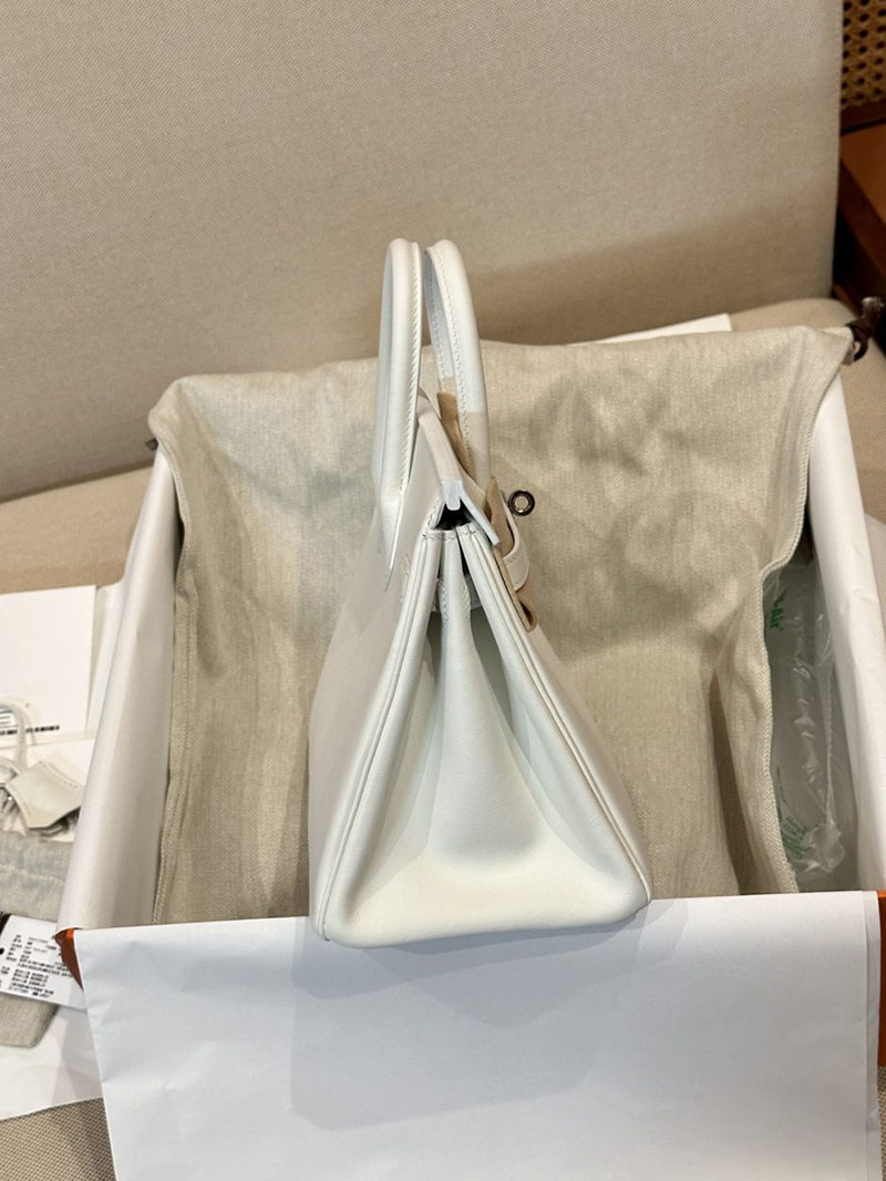 エルメス HERMES バーキン25 白 ホワイト スイフト シルバー金具 2412875 バーキン 白 値段 - 画像 (13)