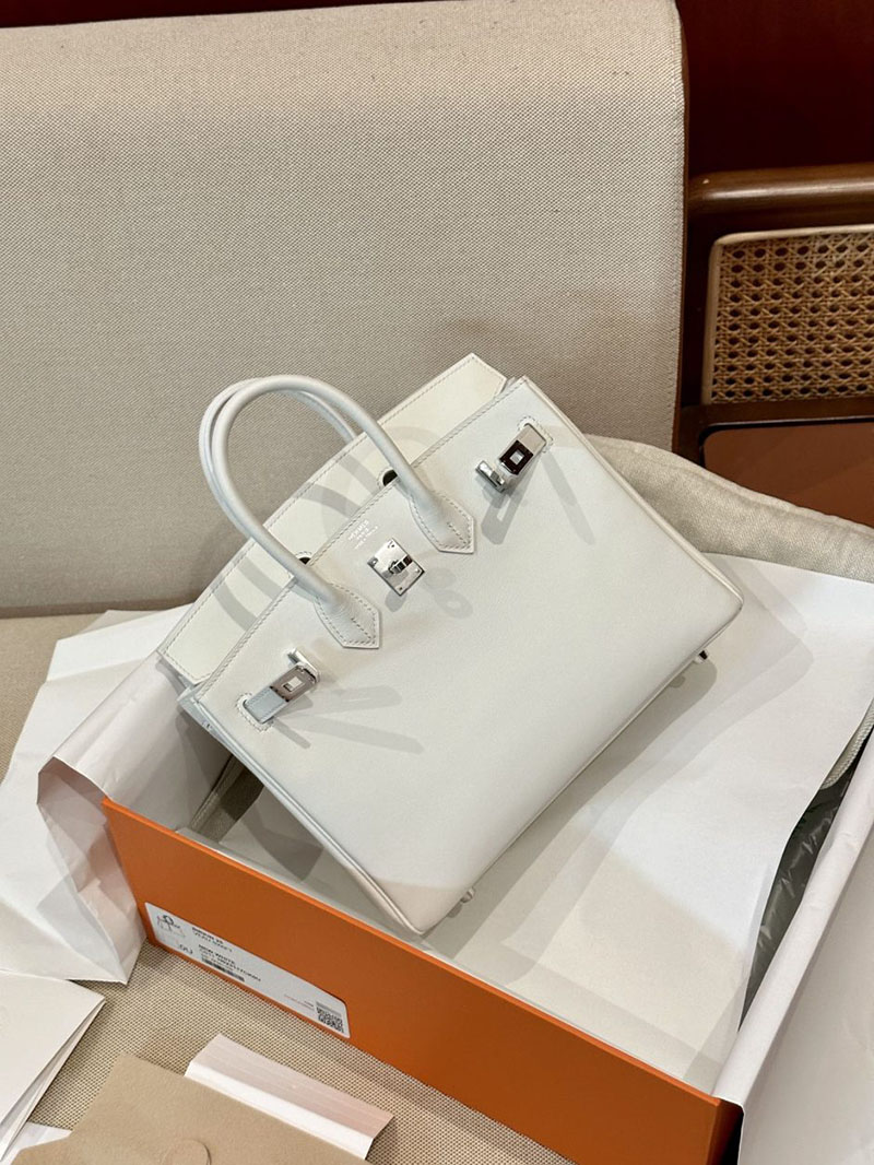 エルメス HERMES バーキン25 白 ホワイト スイフト シルバー金具 2412875 バーキン 白 値段 - 画像 (10)