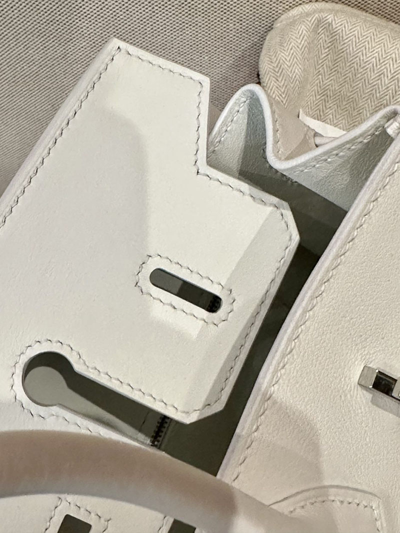 エルメス HERMES バーキン25 白 ホワイト スイフト シルバー金具 2412875 バーキン 白 値段 - 画像 (7)