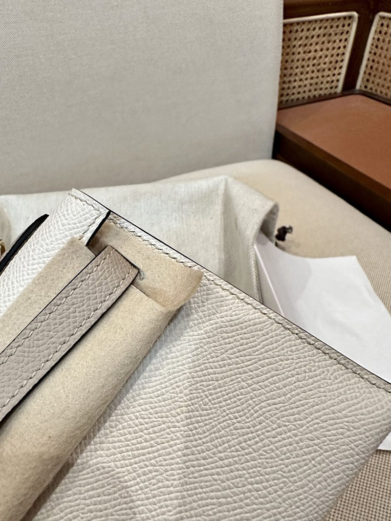 エルメス ケリーミニ2 パーソナル クレ/トレンチ ヴォーエプソン ゴールド金具 2412879 ミニケリー 定価 - 画像 (5)