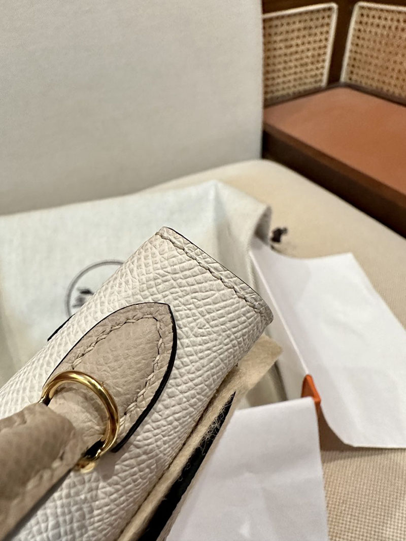 エルメス ケリーミニ2 パーソナル クレ/トレンチ ヴォーエプソン ゴールド金具 2412879 ミニケリー 定価 - 画像 (4)
