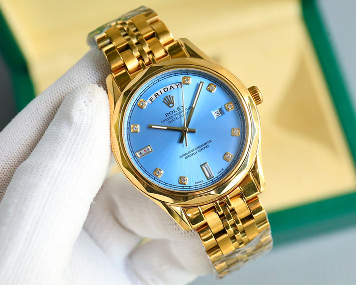 最高級ロレックススーパーコピー ロレックス デイデイト コピー スカイブルー ROLEX ロレックス デイデイト 金無垢 定価 2514881 - 画像 (8)