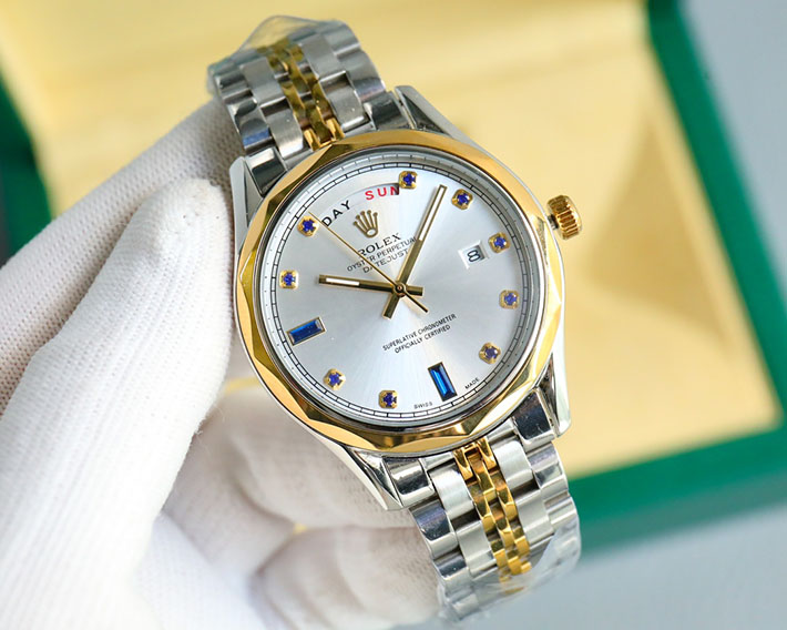 最高級ロレックススーパーコピー ロレックス デイデイト コピー スカイブルー ROLEX ロレックス デイデイト 金無垢 定価 2514881 - 画像 (6)