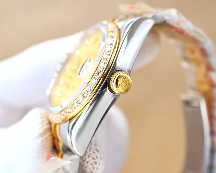 最高級ロレックススーパーコピー ロレックス デイトジャスト コピー ゴールド ROLEX ペアウォッチ 夫婦 人気 2514887 - 画像 (4)