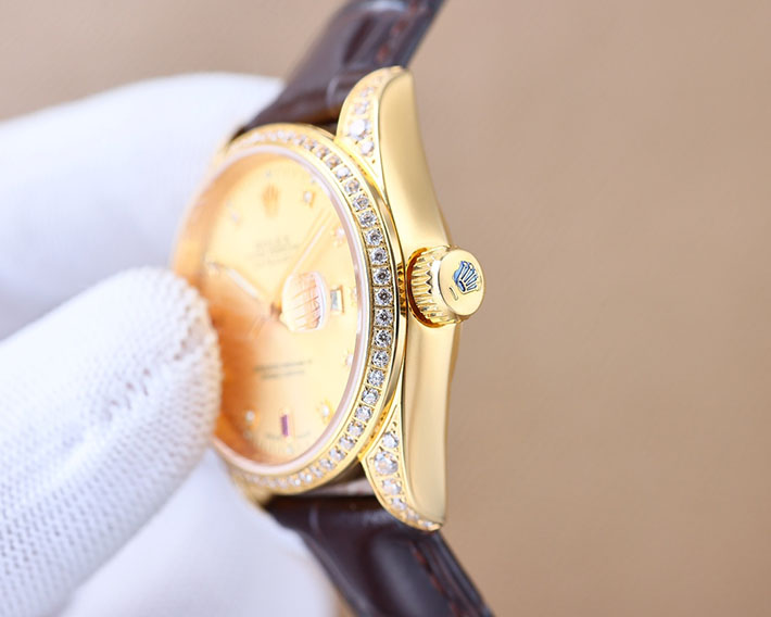 最高級ロレックススーパーコピー ロレックス デイトジャスト コピー ゴールド ROLEX ロレックス デイトジャスト レディース 人気色 2514891 - 画像 (4)