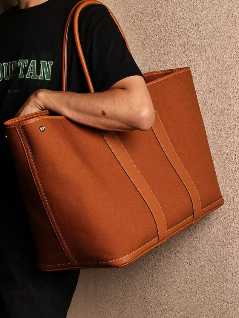 エルメス HERMES ガーデンパーティ 49 GM ゴールド ツイルアッシュ/ネゴンダ シルバー金具 2412905 エルメス トートバッグ 新品 価格 - 画像 (6)