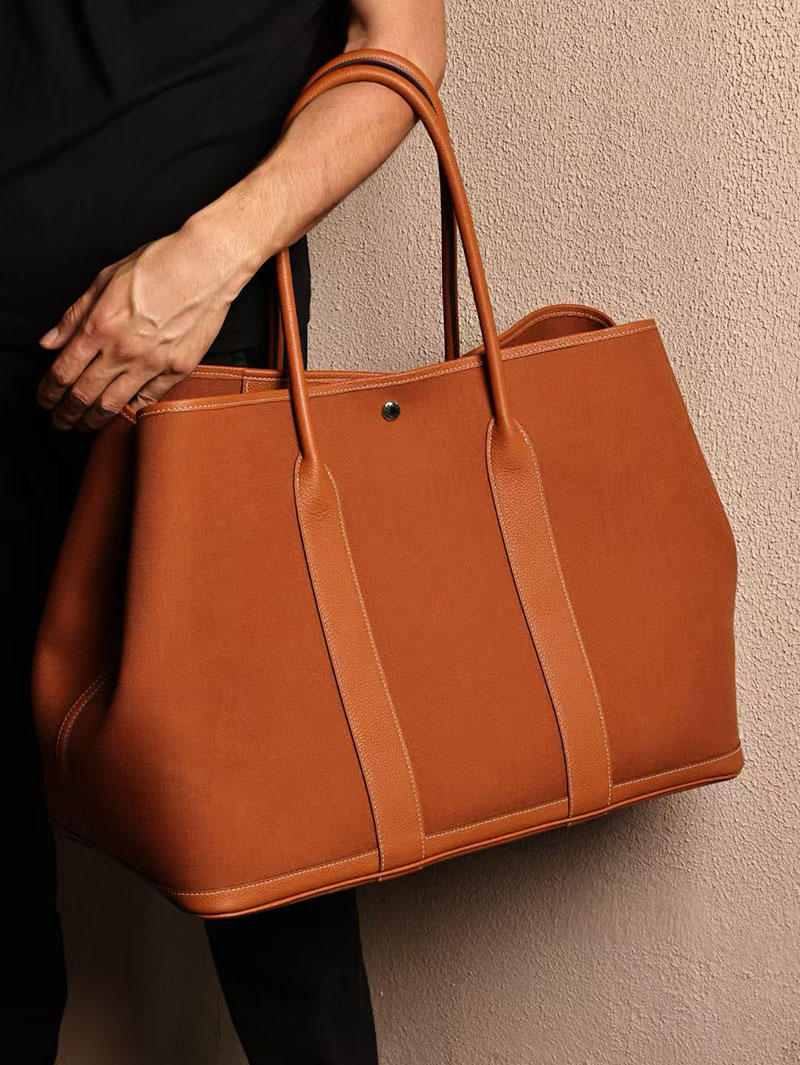 エルメス HERMES ガーデンパーティ 49 GM ゴールド ツイルアッシュ/ネゴンダ シルバー金具 2412905 エルメス トートバッグ 新品 価格 - 画像 (3)