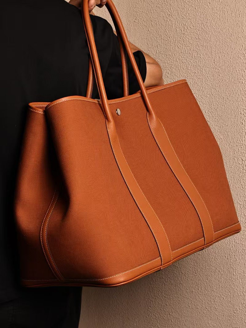 エルメス HERMES ガーデンパーティ 49 GM ゴールド ツイルアッシュ/ネゴンダ シルバー金具 2412905 エルメス トートバッグ 新品 価格 - 画像 (2)