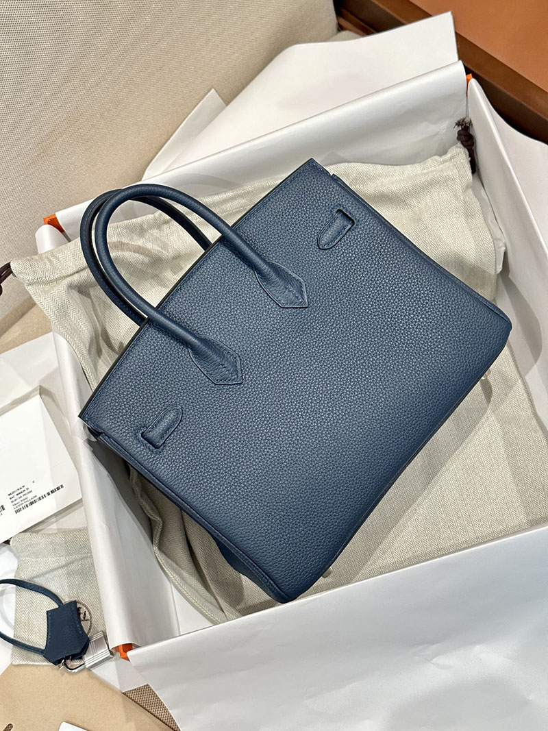 エルメス HERMES バーキン25 ブルードプリュス トゴ シルバー金具 2412909 エルメス 刻印 2025 - 画像 (9)