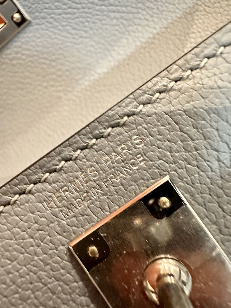 エルメスケリーリュック HERMES エルメス ケリーダンス2 ブルーラン エバーカラー シルバー金具 2412910 - 画像 (5)