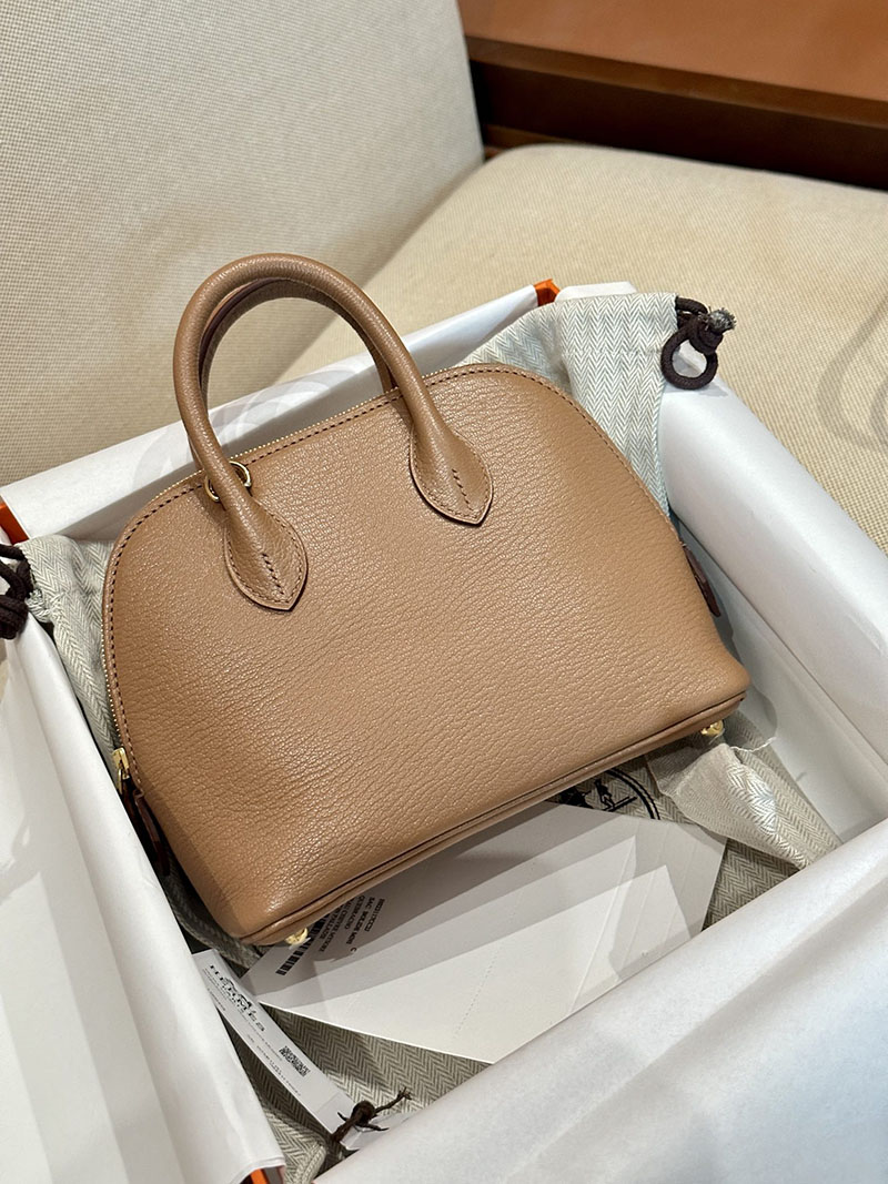 エルメス HERMES ボリード1923 20 ミニ ケブラコ シェブルミゾル ゴールド金具 2412916 ボリード風バッグ - 画像 (7)