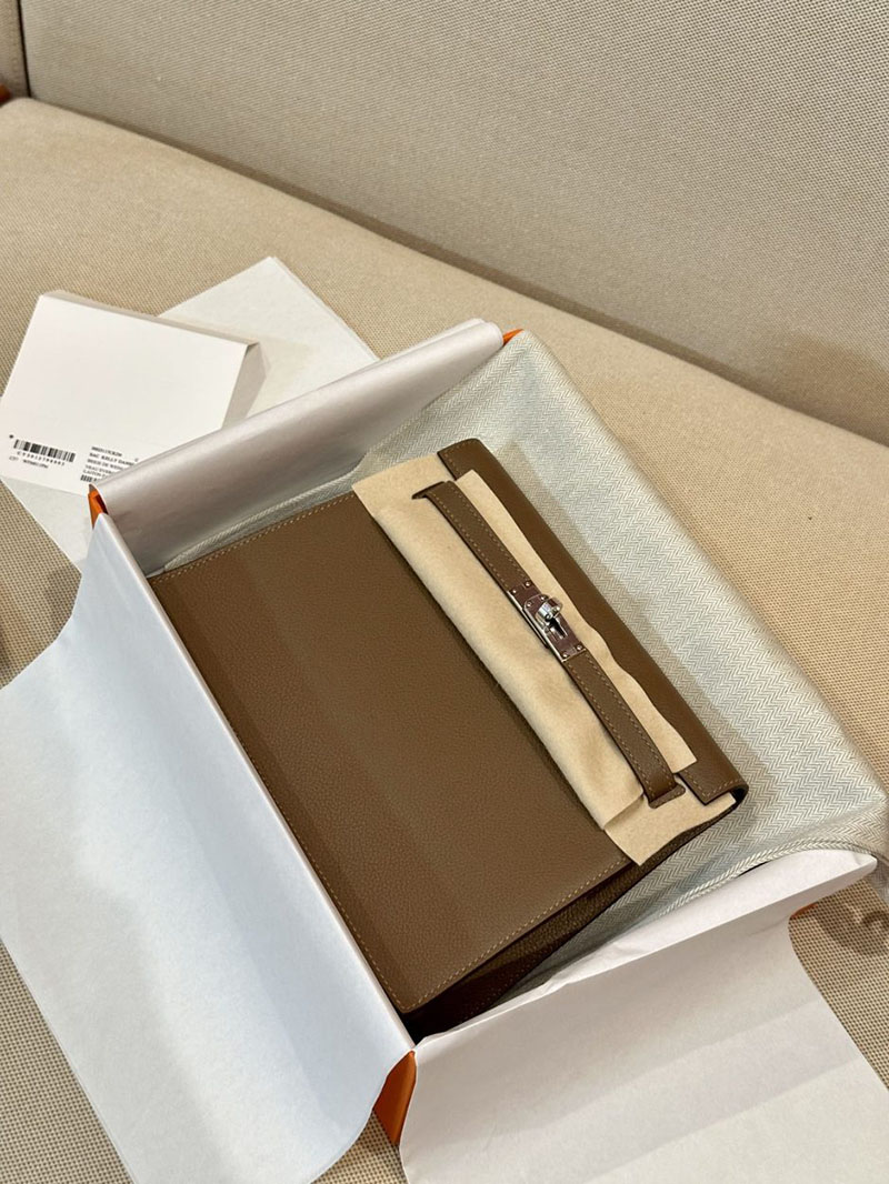 エルメスケリーリュック HERMES エルメス ケリーダンス2 ベージュドゥワイマール/ブルーフリーダ エバーカラー シルバー金具 2412923 - 画像 (5)