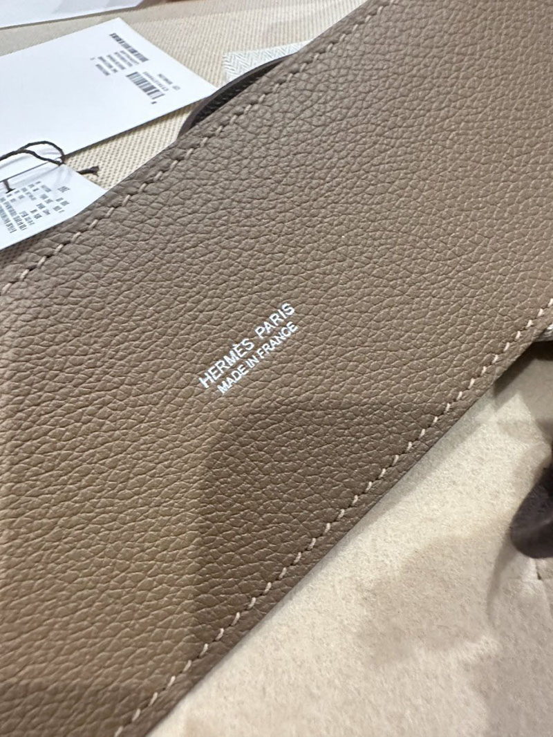 エルメスケリーリュック HERMES エルメス ケリーダンス2 ベージュドゥワイマール/ブルーフリーダ エバーカラー シルバー金具 2412923 - 画像 (12)