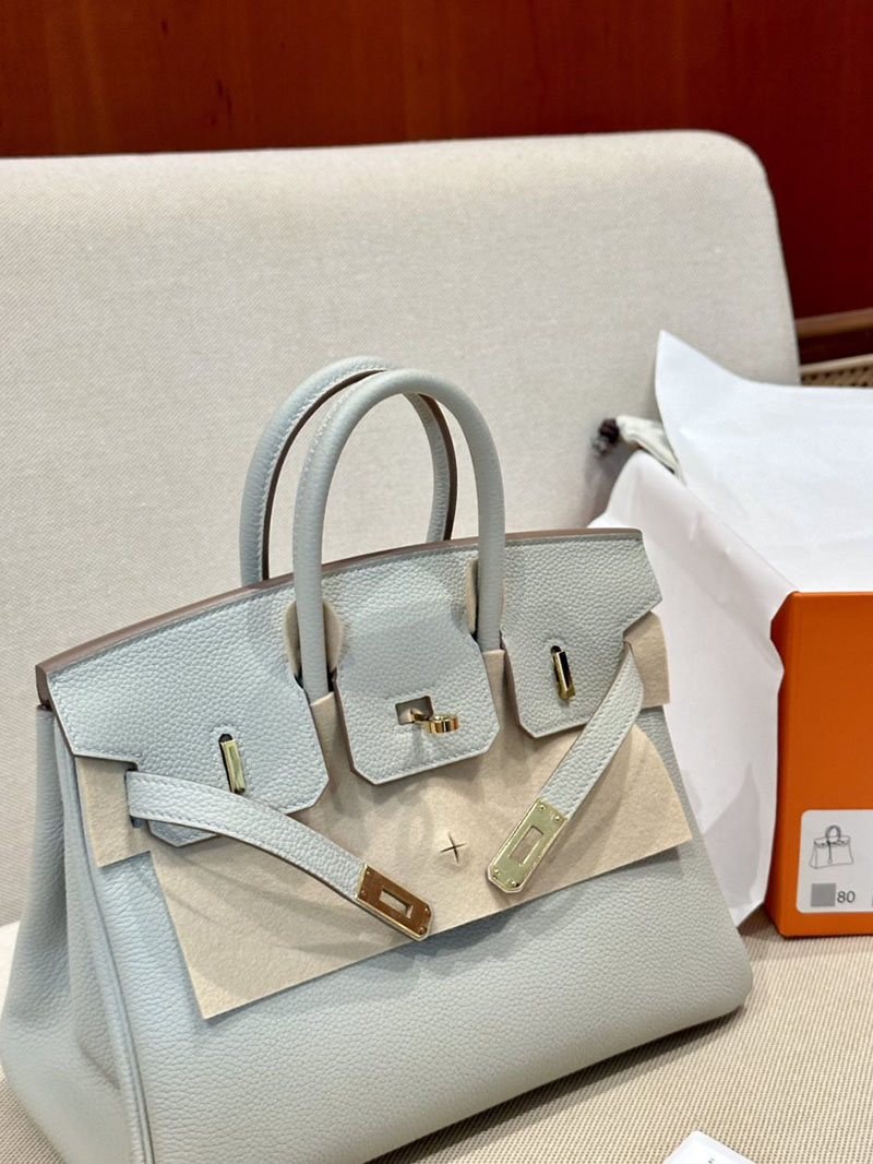 エルメス HERMES バーキン25 パールグレー トゴ ゴールド金具 2412925 エルメス バッグ 定価 - 画像 (5)