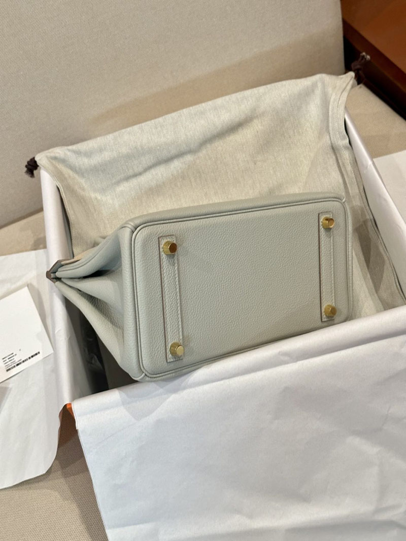 エルメス HERMES バーキン25 パールグレー トゴ ゴールド金具 2412925 エルメス バッグ 定価 - 画像 (4)