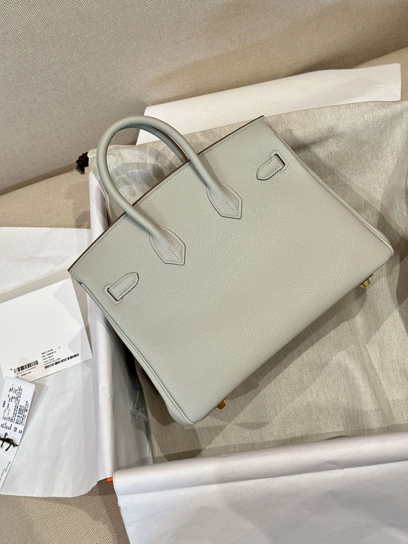 エルメス HERMES バーキン25 パールグレー トゴ ゴールド金具 2412925 エルメス バッグ 定価 - 画像 (3)
