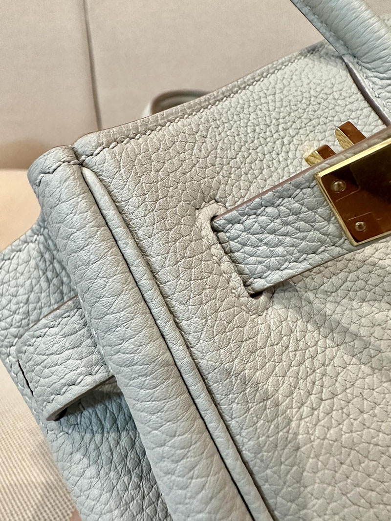 エルメス HERMES バーキン25 パールグレー トゴ ゴールド金具 2412925 エルメス バッグ 定価 - 画像 (15)