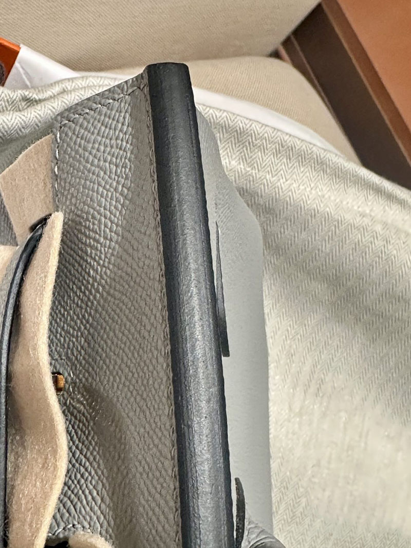 エルメス HERMES バーキン25 グリムエット ヴォーエプソン ゴールド金具 2412926 エルメス バッグ 定価 - 画像 (5)
