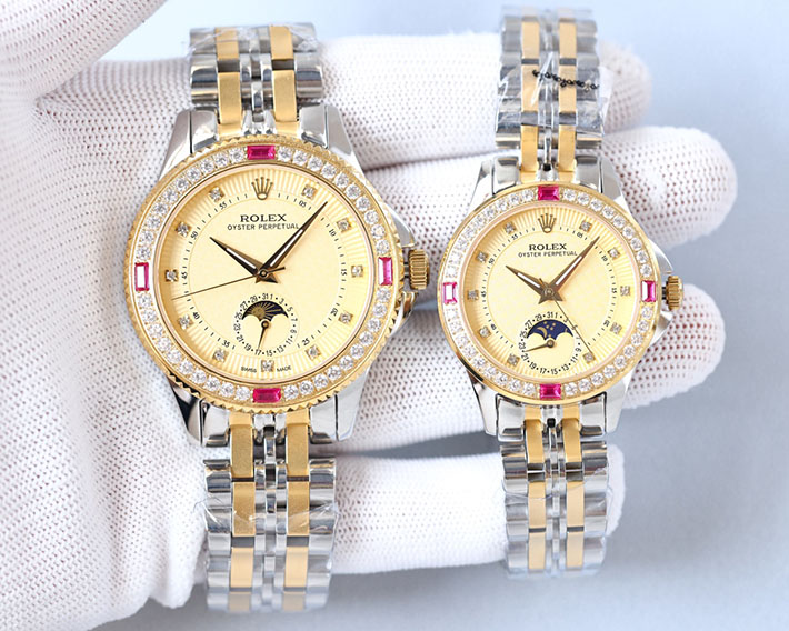 最高級ロレックススーパーコピー ロレックス デイトジャスト コピー ゴールド ROLEX ペアウォッチ夫婦高級 2514958 - 画像 (6)