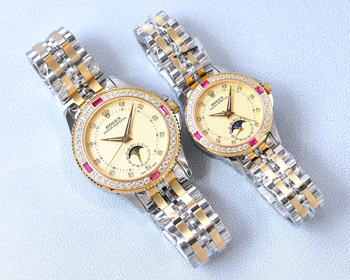最高級ロレックススーパーコピー ロレックス デイトジャスト コピー ゴールド ROLEX ペアウォッチ夫婦高級 2514958 - 画像 (4)