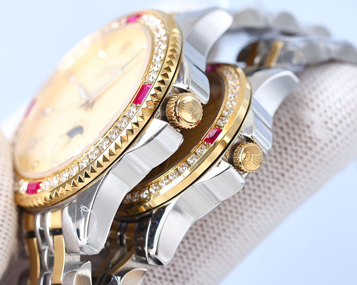 最高級ロレックススーパーコピー ロレックス デイトジャスト コピー ゴールド ROLEX ペアウォッチ夫婦高級 2514958 - 画像 (3)