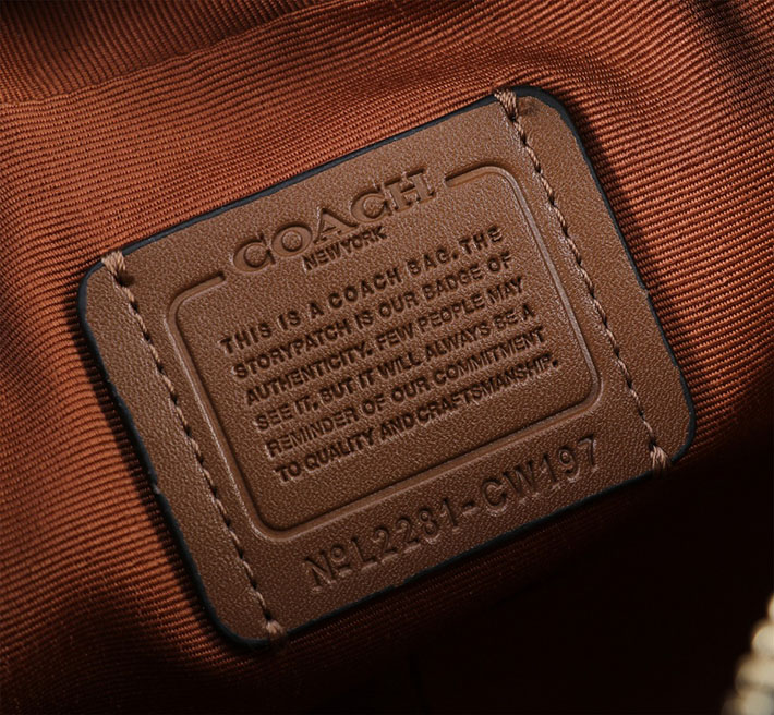 最高級 コーチバッグコピー サッチェル クロスボディ バッグ・シグネチャー キャンバス CW197 IMQRX タン/ブラック ゴールド金具 コーチ バッグ アウトレット - 画像 (2)